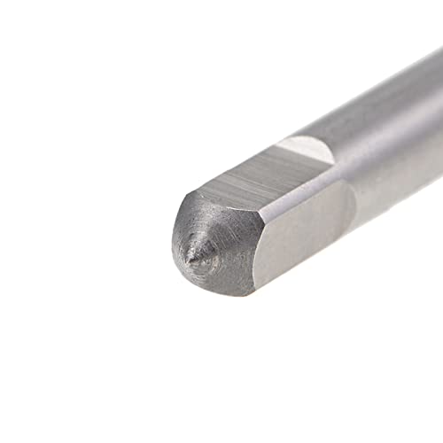 QUARKZMAN 4Stk Gewindebohrer Spiralspitze M3x0,5 M5x1 geschliffene H2 3 Schneiden HSS 6542