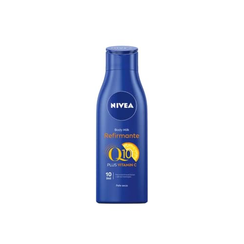 NIVEA Q10 Body Milk Straffende (1 x 250 ml), 72h Feuchtigkeitscreme für trockene Haut, Body Straffende Creme mit Collagen Boost Complex… – Ansicht 1