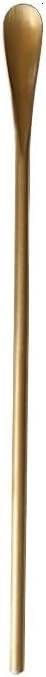 Silverware Flatware Set, 1/4/6/8/10/12 Pcs 304 Stainless Steel Thick Long Handle Coffee Stirring Spoon Small Spoon Dessert Ice Spoon Cocktail Spoon(Gold,12 Pieces)