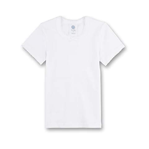 Sanetta Girls' Half Sleeve Undershirt, White Cover
