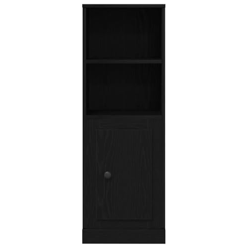 Aparador de roble negro con gran espacio de almacenamiento interno 7