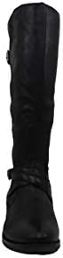 BareTraps Women's Shoes Alysha Leather Closed Toe Knee High Black | Image 2