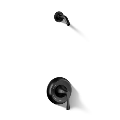 Kit de grifería para ducha Kohler TLS35938-4-BL BuckleyTM Rite-Temp®, sin duchador, acabado negro mate miniatura 1