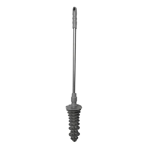 Image of Pilarmuture Toilet Plunger,Hanging Toilet Dredge with Long Stainless Steel Handle,Non Slip Toilet Clog Unclogger,Bathroom Toilet Dredge Tool,Piston Type Toilet Clog Unclogger
