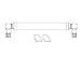 T&S Brass HG-2D-48S Swivelink Gas Appliance Connector 3/4" Npt - 48"-HG-2D-48S
