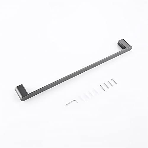 Rail porte-serviettes moderne gris pour optimiser votre douche - 4