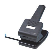 Q-Connect Extra Heavy Duty Hole Punch Black - 7640256