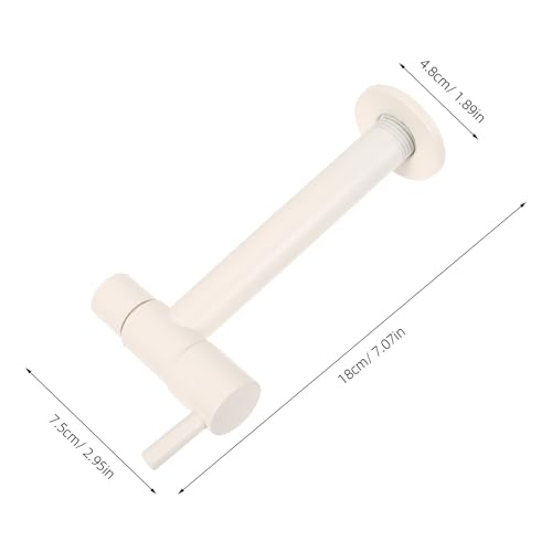 Grifo de lavandería de acero inoxidable Healeved monomando para pared 3