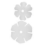Photo Gallery lifkome 2 pezzi paralume sospensione bianco piccolo in plastica stabile paralume forma di fiore nordic per camera da letto e da pranzo design leggero e versatile per interni moderni Photo Gallery lifkome 2 pezzi paralume sospensione bianco piccolo in plastica stabile paralume forma di fiore nordic per camera da letto e da pranzo design leggero e versatile per interni moderni