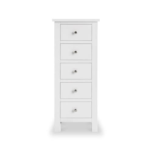 Cornish White Tallboy Chest