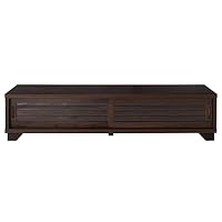 Amazon｜幅120cm テレビ台 ミドルタイプ LBR ライトブラウン 薄茶色 桐