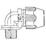 LT950P, Fittings Liquidtight Bullet 0.5in Male Thermoplastic, for Cable Protection Systems (5 Items)