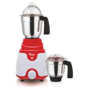 Glister CHAMPION 550W ISI Mixer Grinder 3 Jar | (Liquidizing, Wet Grinding and Chutney Jar), Stainless Steel blades, 2 Year Warranty