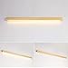Lampada da parete lunga applique LED legno acrilico barra luminosa barra luminosa illuminazione a specchio per interni dimmerabile tubo listello lampadario a soffitto per armadio bagno armadio cucina