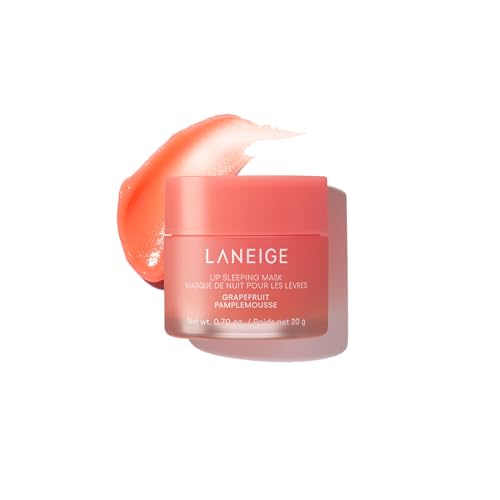 LANEIGE Lip Sleeping Mask: Nourish, Hydrate, Vitamin C, Murumuru & Shea Butter, Antioxidants, Flaky, Dry Lips