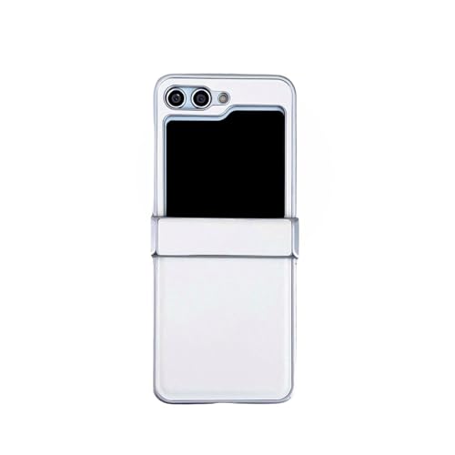 Coque Galaxy Z Flip 3 5G ENILSA rigide blanche en métal galvanisé premium
