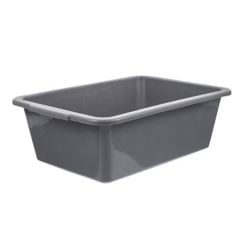 Cesta de plástico rectangular para ordenar platos y ahorrar espacio