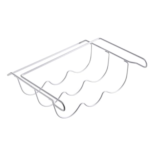 SOLUSTRE Estante de Hierro para Botellas de Cerveza y Vino Soporte Frigorífico Compacto Organizador de Bebidas para Nevera Portabotellas Práctico y Resistente para Almacenamiento Cocina