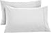 Rajlinen Body Pillow Cases - 100% Cotton Luxury 600-Thread Count Sateen Finish 2 Qty 20"X60" Size - White Solid