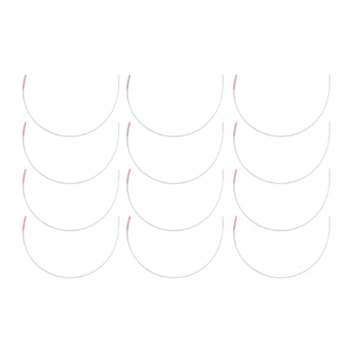 Fenteer 6 Pack Armatures de Soutien-gorge Accessoire de Remplacement en Plastique Coupe B-E - Blanc - argent, Coupe C