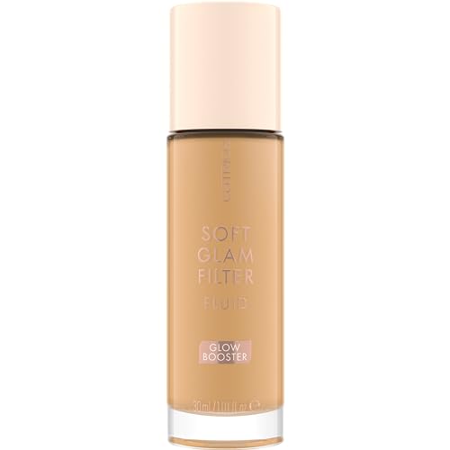 Catrice | Soft Glam Filter Fluid | Luminous Make Up Base & Highlighter for Radiant Complexion | With Vitamin E & Squalene | Vegan & Cruelty Free (40 | Medium Tan)