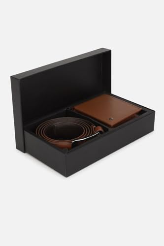 Image of Van Heusen Men Leather Belt & Wallet Combo Pack