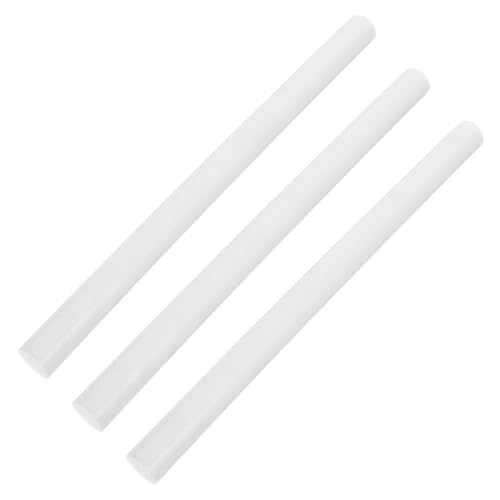 OUNONA 3pcs Round Rods Mechanical Round Bars Welding Sticks For Chemical Equipment