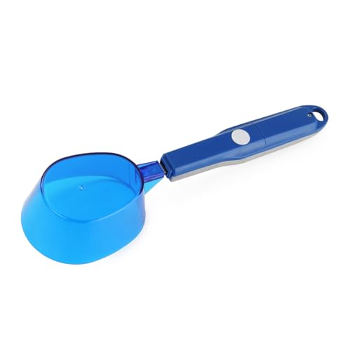 Milisten Cuchara de Pesaje Digital para Cocina Azul 300 G/0,1 G Báscula Desmontable Lcd para Ingredientes Alimentarios y Repostería, Balanza Portátil Precisa para Té y Medicamentos