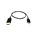 Hyper HyperThin Thinnest and Flexible Mini HDMI to HDMI Cable, 0.8m, Black