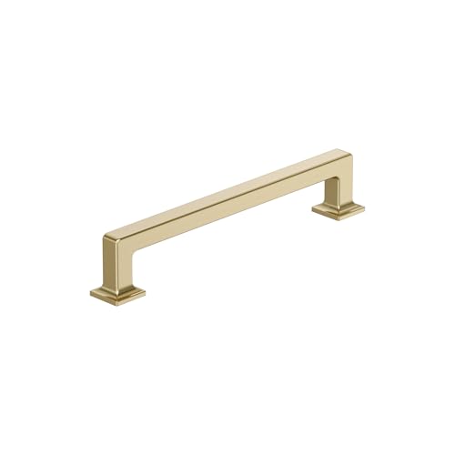 Amerock Lintel 6-5/16 inch (160mm) Center-to-Center Golden Champagne Cabinet Pull, BP37444BBZ by Amerock - Used condition - CA$16.04