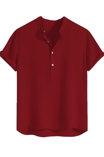 Image of Leriya Fashion Tshirt for Man | T Shirt for Mans | Mens TShirt's | Collarless T- Shirt for Mens | Half Sleeve Tshirt for Men (Available in Plus Sizes) Polycotton, Regular Fit