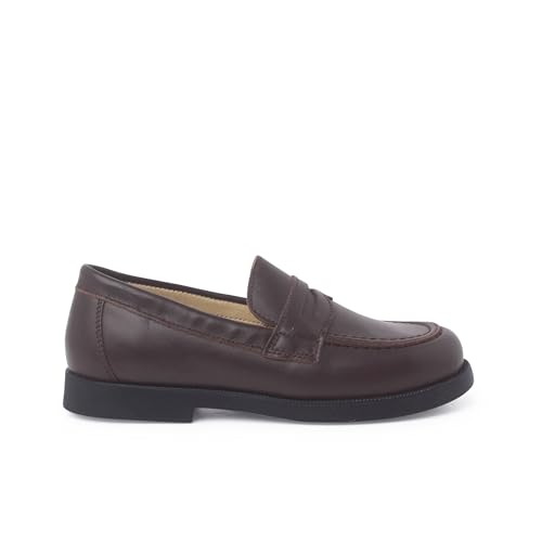 Imagen de Pisamonas Zapato Colegial Escolares Niño Mocasines Talla 36 Color Marrón