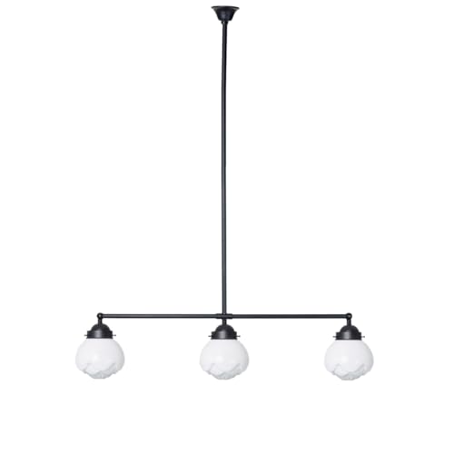 Lampe Moonlight T 3 lumières Paeonia Art Deco Trade en verre
