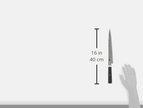 Miyabi Kaizen Slicing Knife, Medium, Black With Red Accent #TOP2