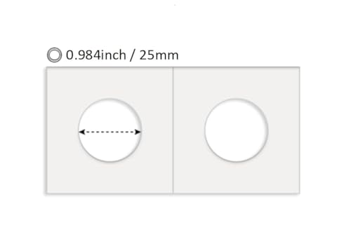 Boen 29mm Coin Flips 300 piezas para monedas miniatura 2
