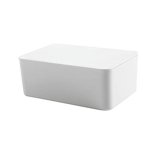 Wipes Dispenser, Baby Wipe Holder Keeps Wipes Fresh, Moontie Tissue Storage Box Case Wet Wipes Dispenser Holder with Lid for Vanity, Desk, Office, Dorm - Thumbnail 2