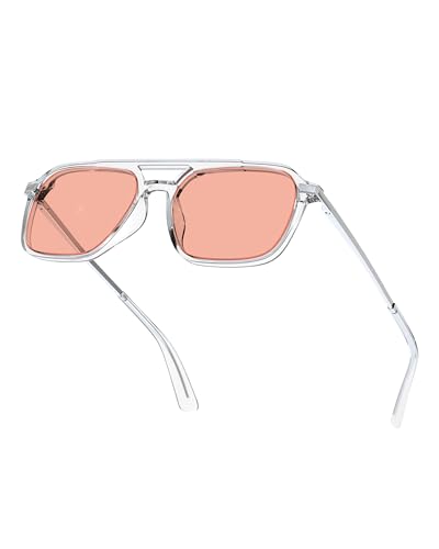 Goiteia FL-Rose okulary do migreny, światłoczułe okulary przeciwdziałające fluorescencyjnemu światłu odblaskowemu LED, światłowstręt, oślepianie ekranu, pałąk sprężynowy