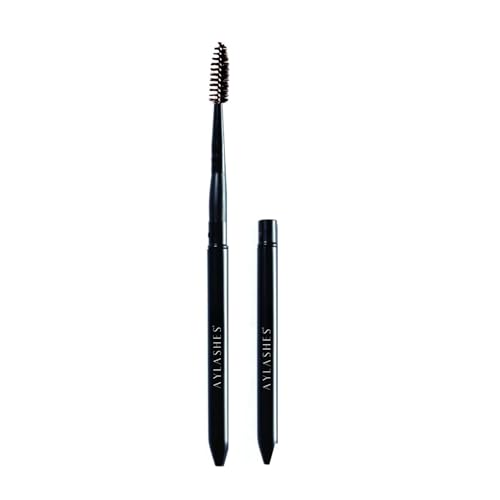 AYLASHES Fluffy Day Brush Wimpernbürste für Wimpernextensions & Augenbrauen mit Schutzkappe - Hygienisch & Ideal für unterwegs