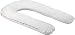 Moonlight Slumber Comfort-U Body Pillow + Organic Natural Cotton Pillowcase Cover (Full Size)