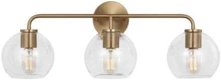 Sea Gull Lighting-4002503-848 Orley Vanity, 3-Light 225 Watts, Satin Brass