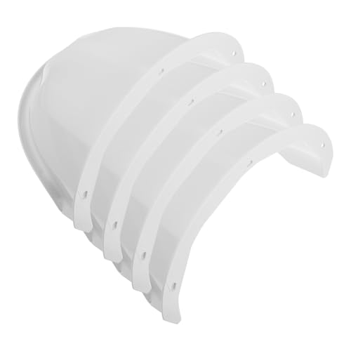 Cubierta de lluvia para cámara de vigilancia exterior, funda protectora ABS de 4 unidades