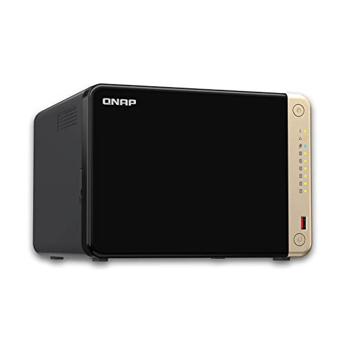 NAS Server QNAP TS-664-8G - Tower - Intel® Celeron® - N5095 - Schwarz