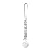 Ryan & Rose Beaded Pacifier Mini Cutie Clip (Marble, Quinn)