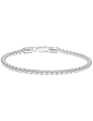 3mm Silver Box Bracelet