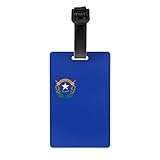 Cinturino staccabile per comodità: dotato di un cinturino nero staccabile che misura 17,5 cm, queste etichette per bagagli possono essere facilmente attaccate alla valigia, allo zaino o a qualsiasi altra borsa. Il braccialetto è progettato per un uso sicuro e conveniente, consentendo di trasportare le etichette con facilità.