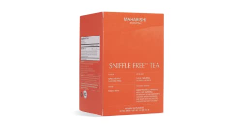 Maharishi Ayurveda - Sniffle Free Herbal Tea | 100% Natural Caffeine Free Herbal Tea | Balance Your Respiratory System & Banish Sniffles (1.2Oz - 34G) #TOP2