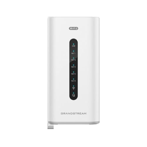Grandstream Integrierter GCC6010W IPPBX (10 Benutzer, 4 gleichzeitige Anrufe) + Firewall in Enterprise-Klasse + VPN-Router + 2 x 2,5 GB, 5 x GigE Network Switch + WiFi 6 AP