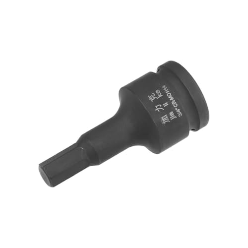 Image of TOP-VIGOR Impact Hex Bit Socket, 3/4" Drive x H14 (14mm) Allen Key Socket, Premium CR-MO Steel Bits, Hex Bit with 100mm Length for Torque Wrench, Ratchet Wrench, Impact Power Drills