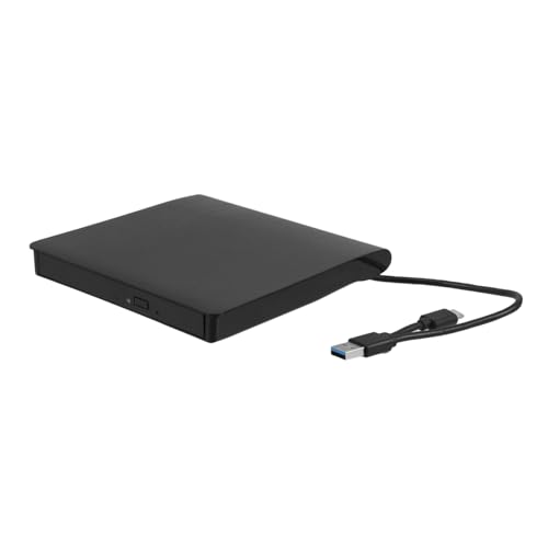 Lecteur CD DVD Externe USB C VILLCASE Graveur pour PC Portable et Multiples Appareils