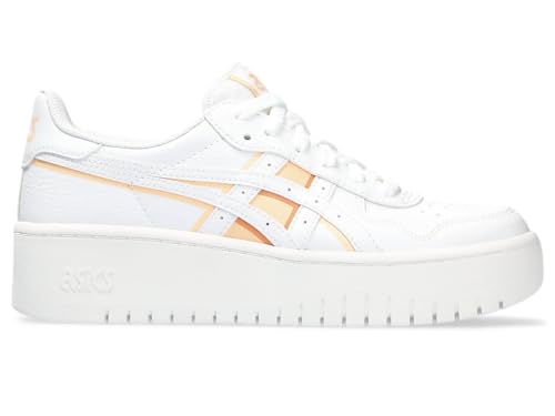 ASICS Women's Japan S PF Sportstyle Shoes, 8, White/Apricot Crush